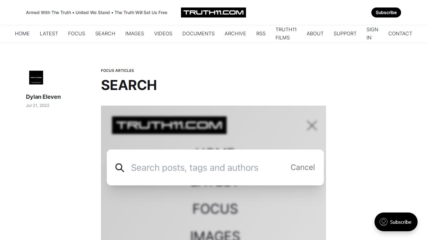 SEARCH - Truth11.com